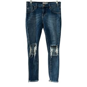 One x One Teaspoon Freebird 2 Ripped Knee and Raw Hem Size 27